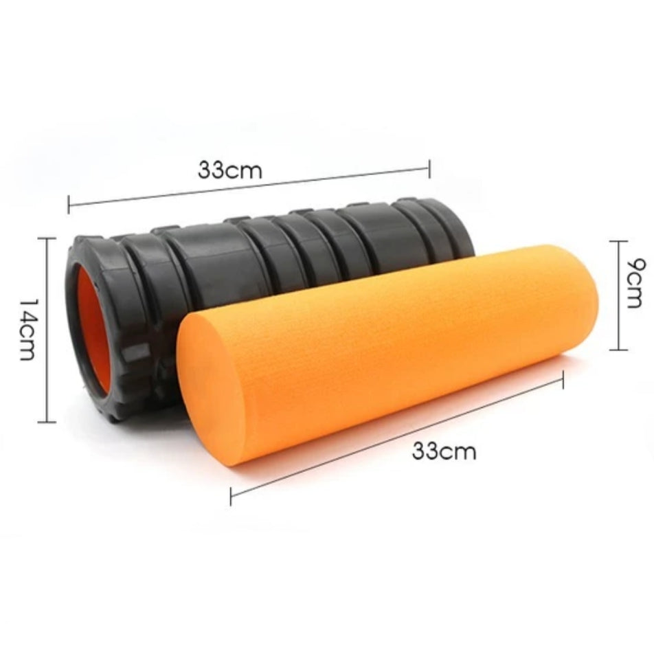 2-in-1 High Density Deep Tissue Massage Therapy Yoga Foam Roller With EVA Insert
