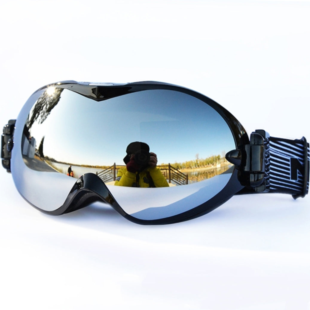 Ski Snowboard Goggles with UV400 Protection with Dual Lens Anti Fog Helmet Compatible