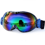 Ski Snowboard Goggles with UV400 Protection with Dual Lens Anti Fog Helmet Compatible