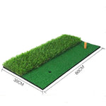 Dual Turf Practice Golf Mat Rough and Green Surface
