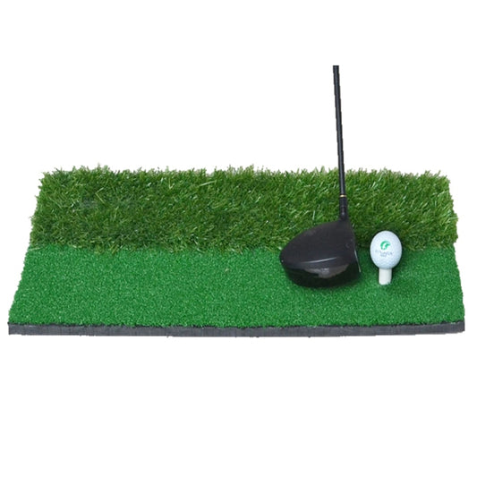Dual Turf Practice Golf Mat Rough and Green Surface
