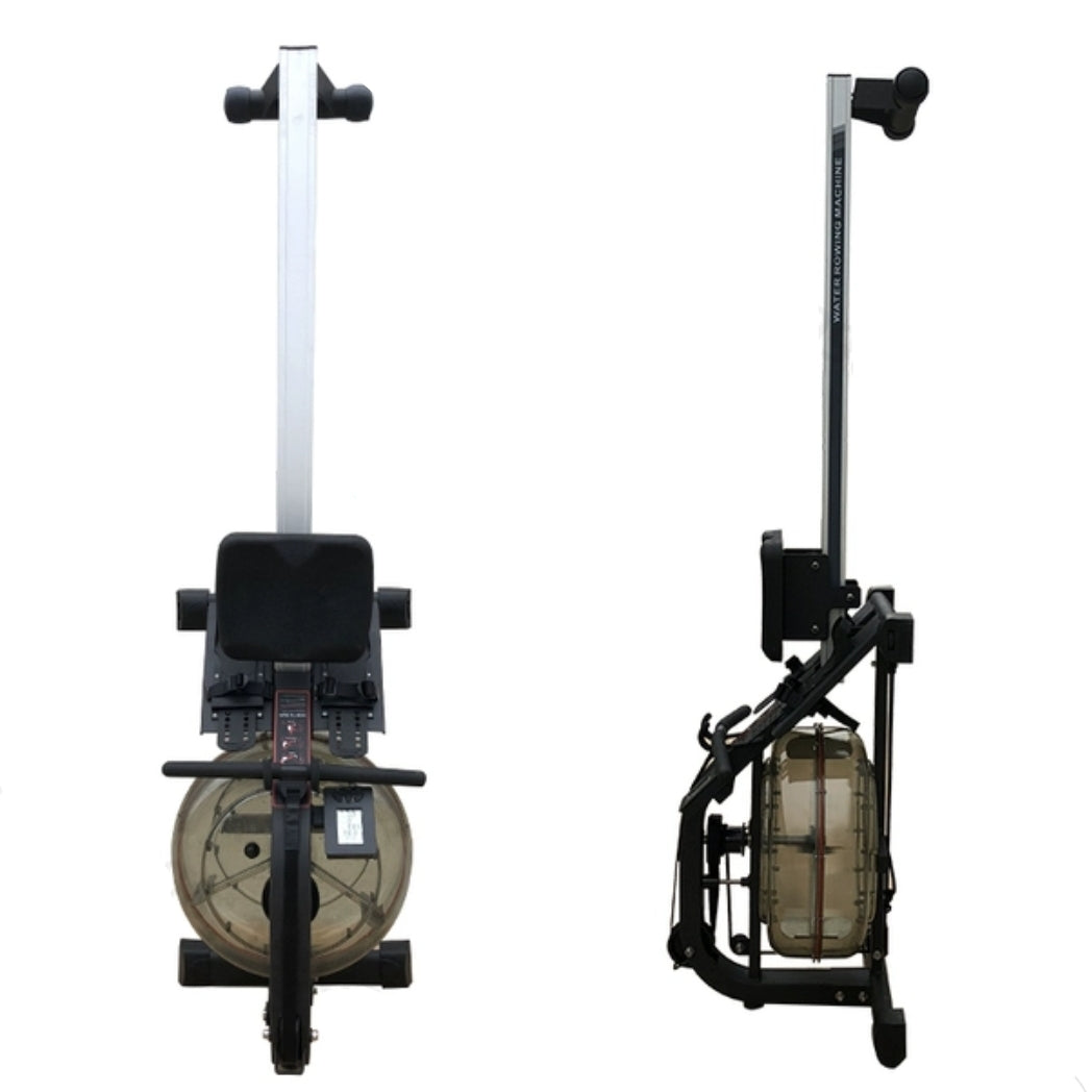 "The Rower" Indoor Water Rower Machine with LED Tracking Screen