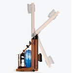 Foldable Wood Frame Water Resistance Rower Trainer Machine