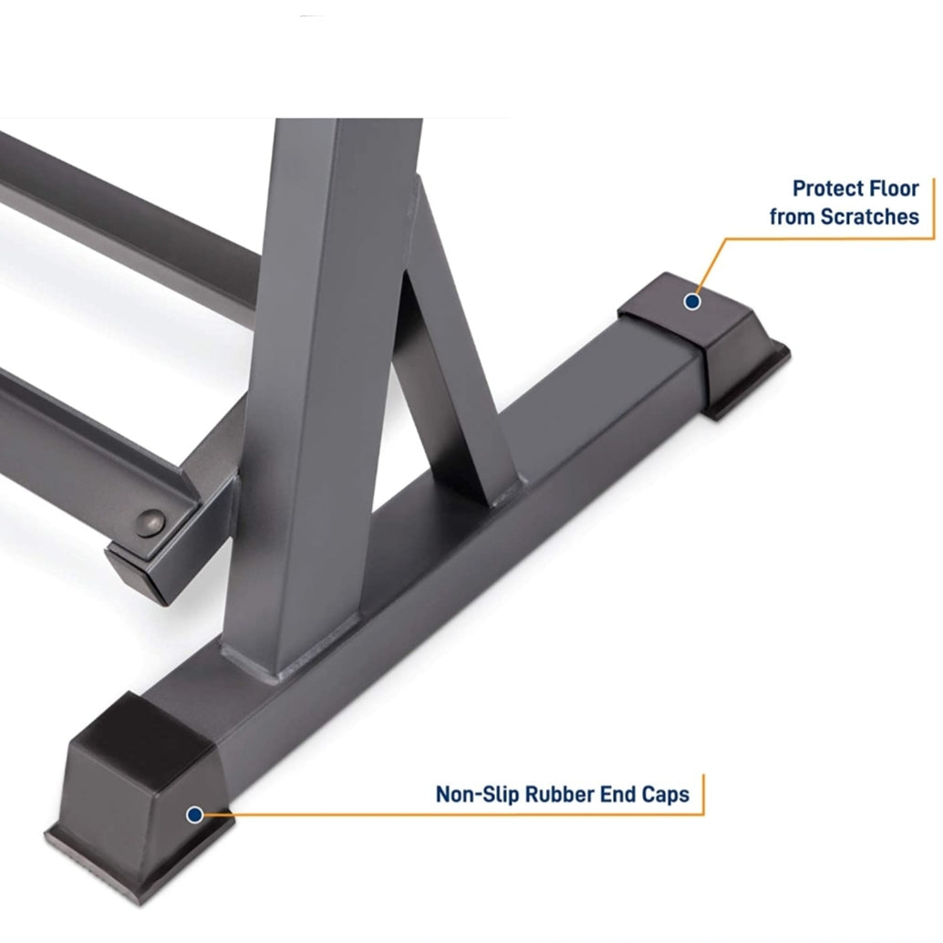 3 Tier Steel Home Workout Gym Dumbbell Weight Rack Storage Stand
