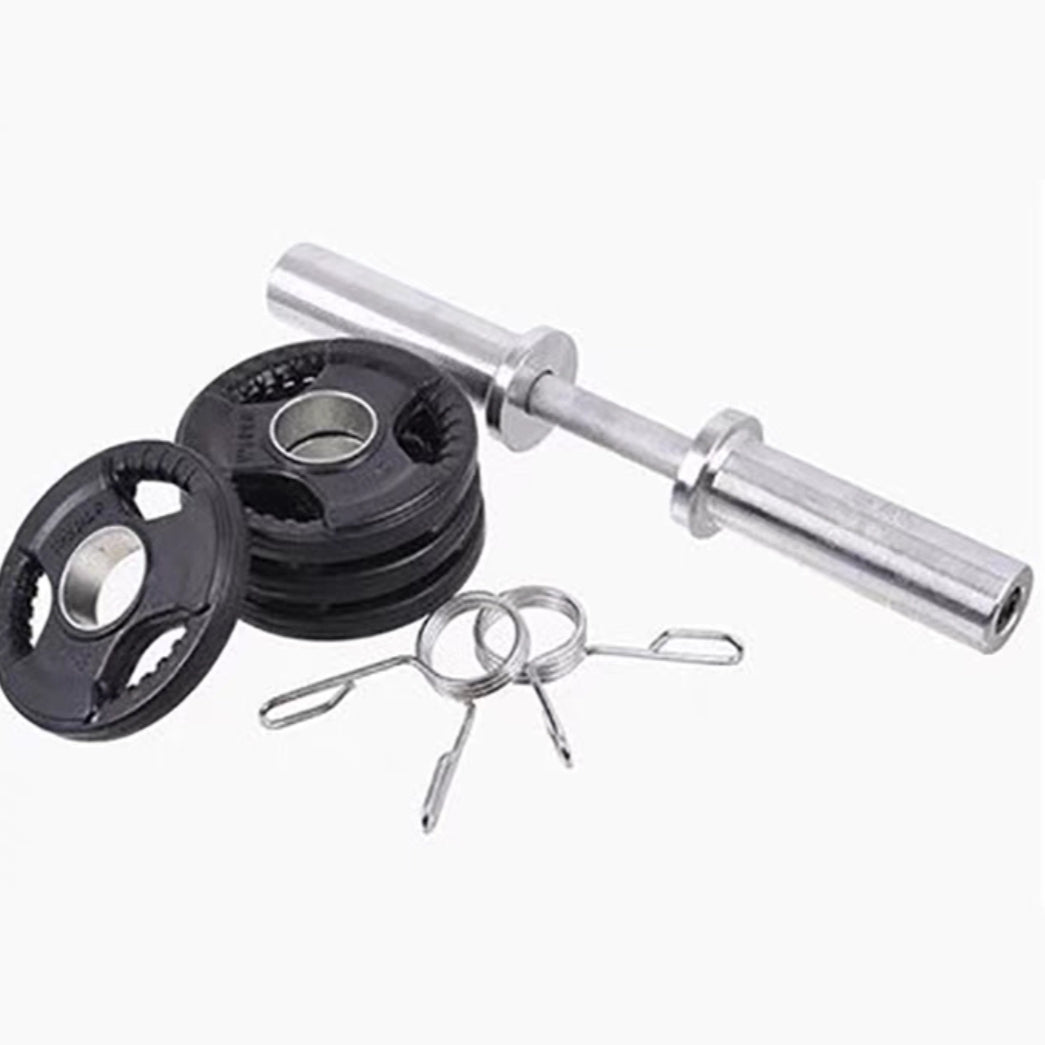 AMB Sports Olympic Dumbbell Bars with Spring Collars