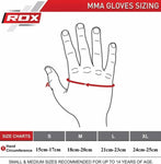 RDX F12 MMA Training Grappling Gloves