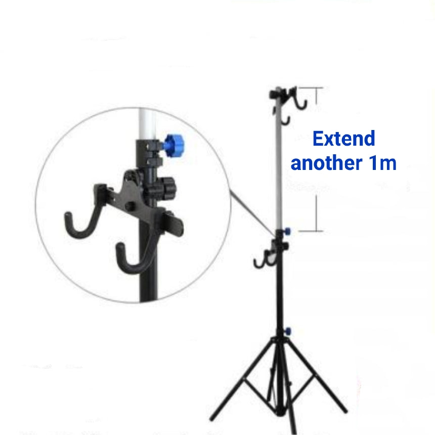 Dual Parking Storage Vertical Bike Stand