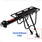 AMB Sports Quick Release Adjustable Mountain Bike Cycling Luggage Cargo Rack Seat Carrier