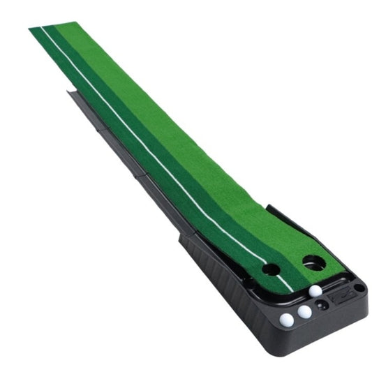 Indoor Golf Practice Putter Trainer Set Auto Ball Return Function 2.5m