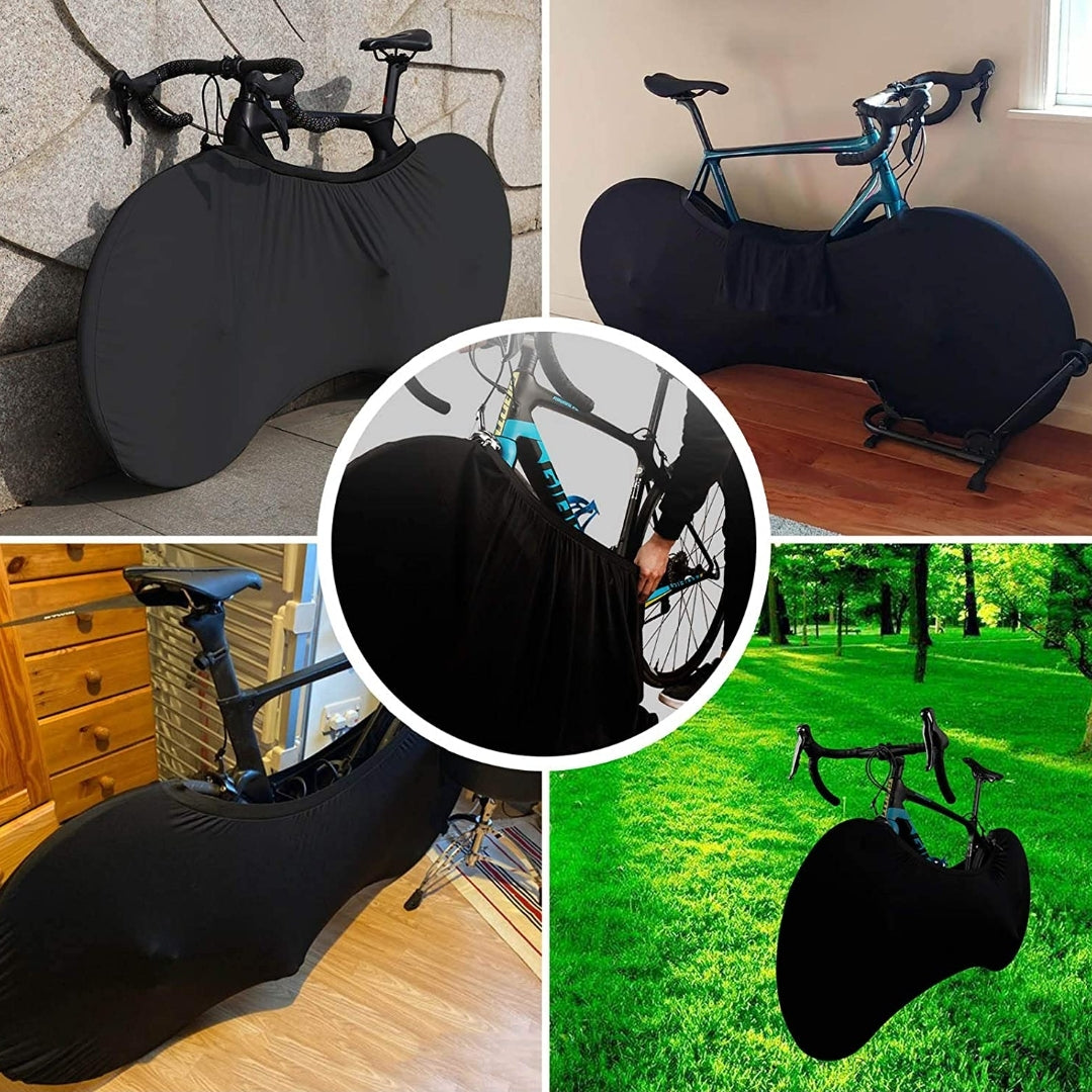 Bike Cycle Sock Indoor Outdoor Storage Bag Wheel Cover Anti-dust Washable Elastic Scratch-Proof Bicycle Protective Cover