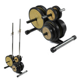 AMB Sports Compact Weight and Barbell Gym Storage Rack