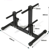 AMB Sports Compact Weight and Barbell Gym Storage Rack