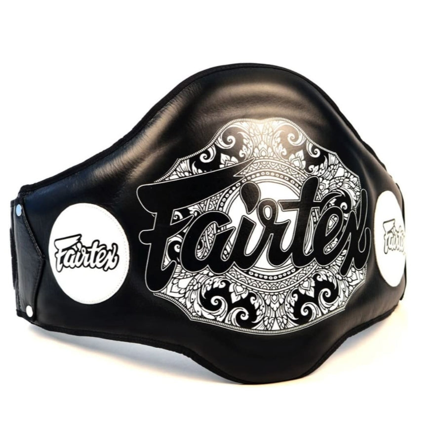 Fairtex BPV2 Belly Pad Muay Thai Trainers Protective Guard for Boxing, MMA, Muay Thai Training