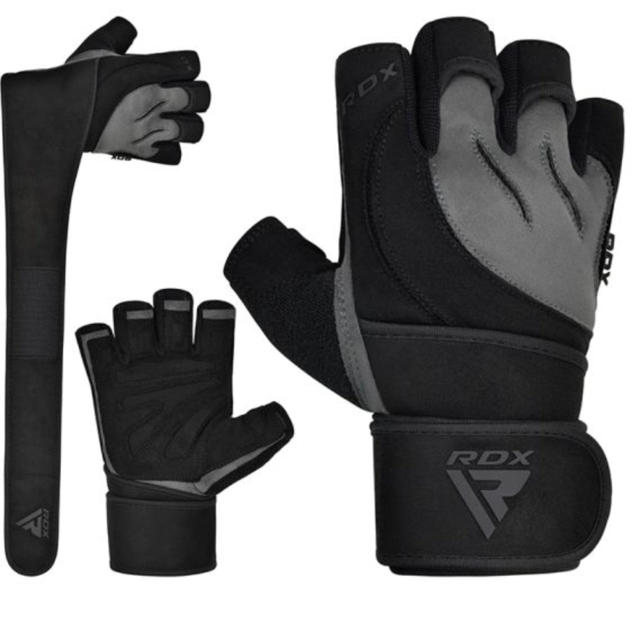 RDX L4 Open Finger Weightlifting Gym Fitness Gloves