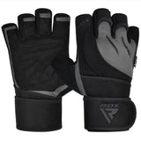 RDX L4 Open Finger Weightlifting Gym Fitness Gloves