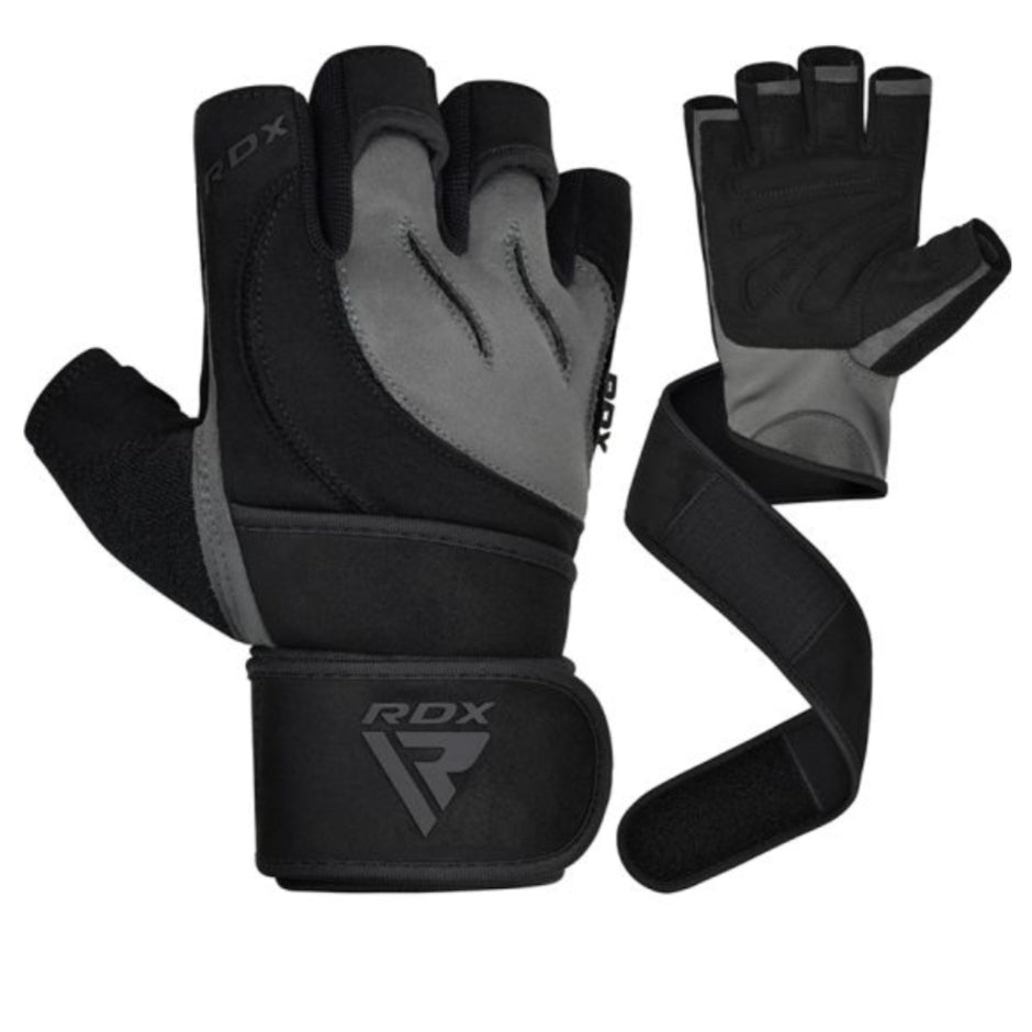 RDX L4 Open Finger Weightlifting Gym Fitness Gloves