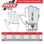 RDX L4 Open Finger Weightlifting Gym Fitness Gloves