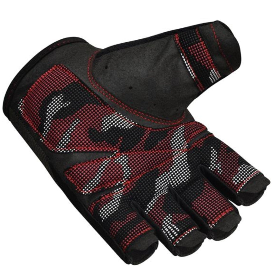 RDX T2 Open Finger Weightlifting Gym Fitness Gloves