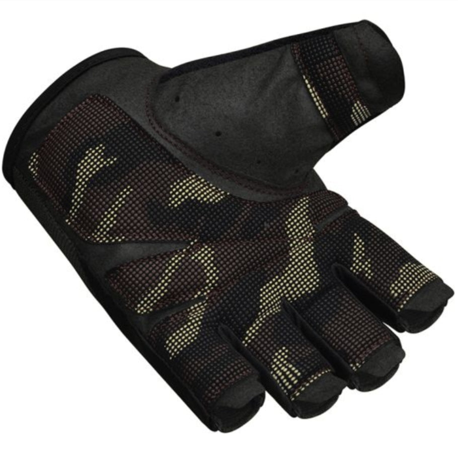 RDX T2 Open Finger Weightlifting Gym Fitness Gloves