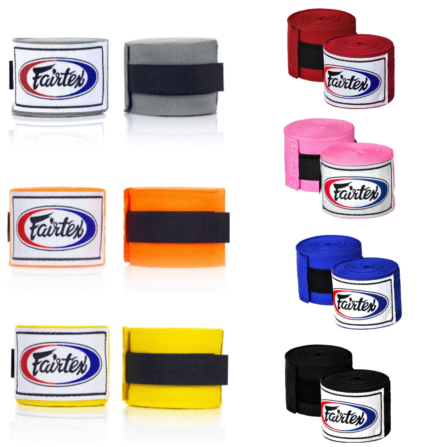 Fairtex HW2 Handwraps Elastic 4.5m with Giftbox Included