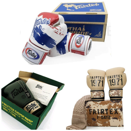 Limited Edition Fairtex Boxing Muay Thai Gloves F-Day Thai Pride