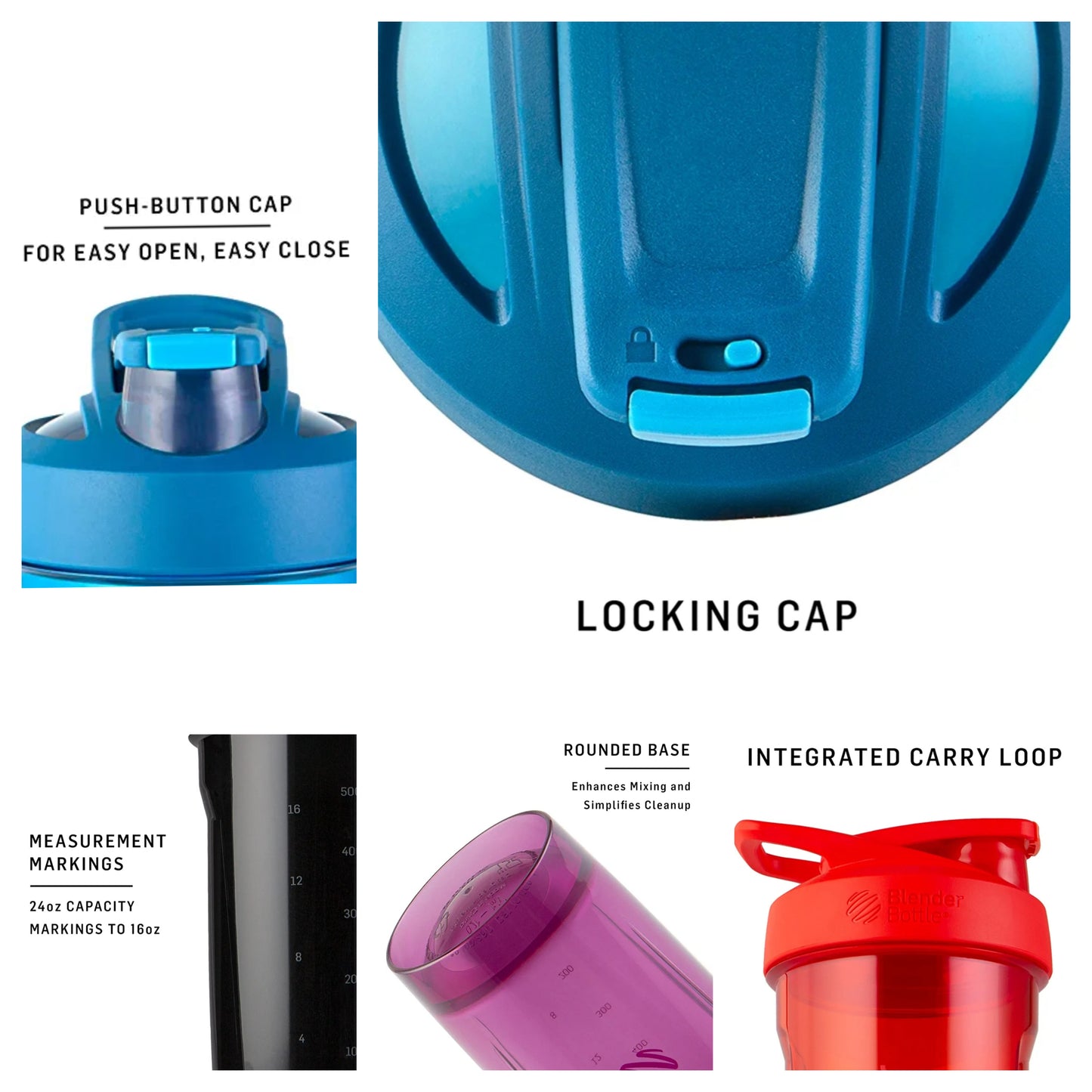 Blender Bottle Strada Tritan Protein Shaker 28oz