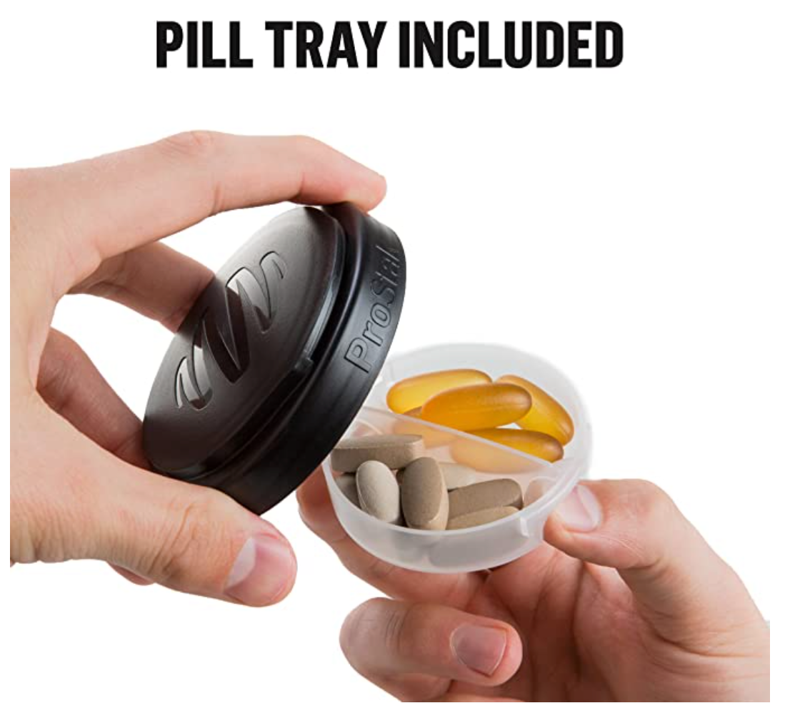 Prostak BlenderBottle V1 & V2 22 oz Capacity Twist n' Lock System Sports Drink Shaker Mixer BPA Free