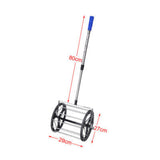 Tennis Ball Roller Mower Hopper 55 Ball Capacity Pickup with Adjustable Handle Automatic Pick-up