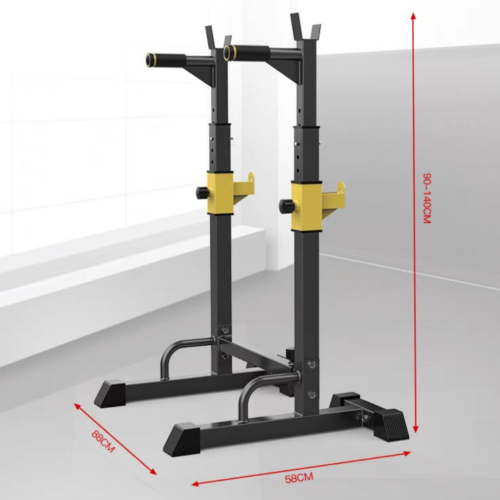 Adjustable Squat Rack Dipping Bar Weight Rack Gym Equipment  500kg