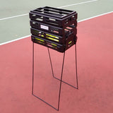 AMB Sports Tennis Ball Picker and Basket with Wheels