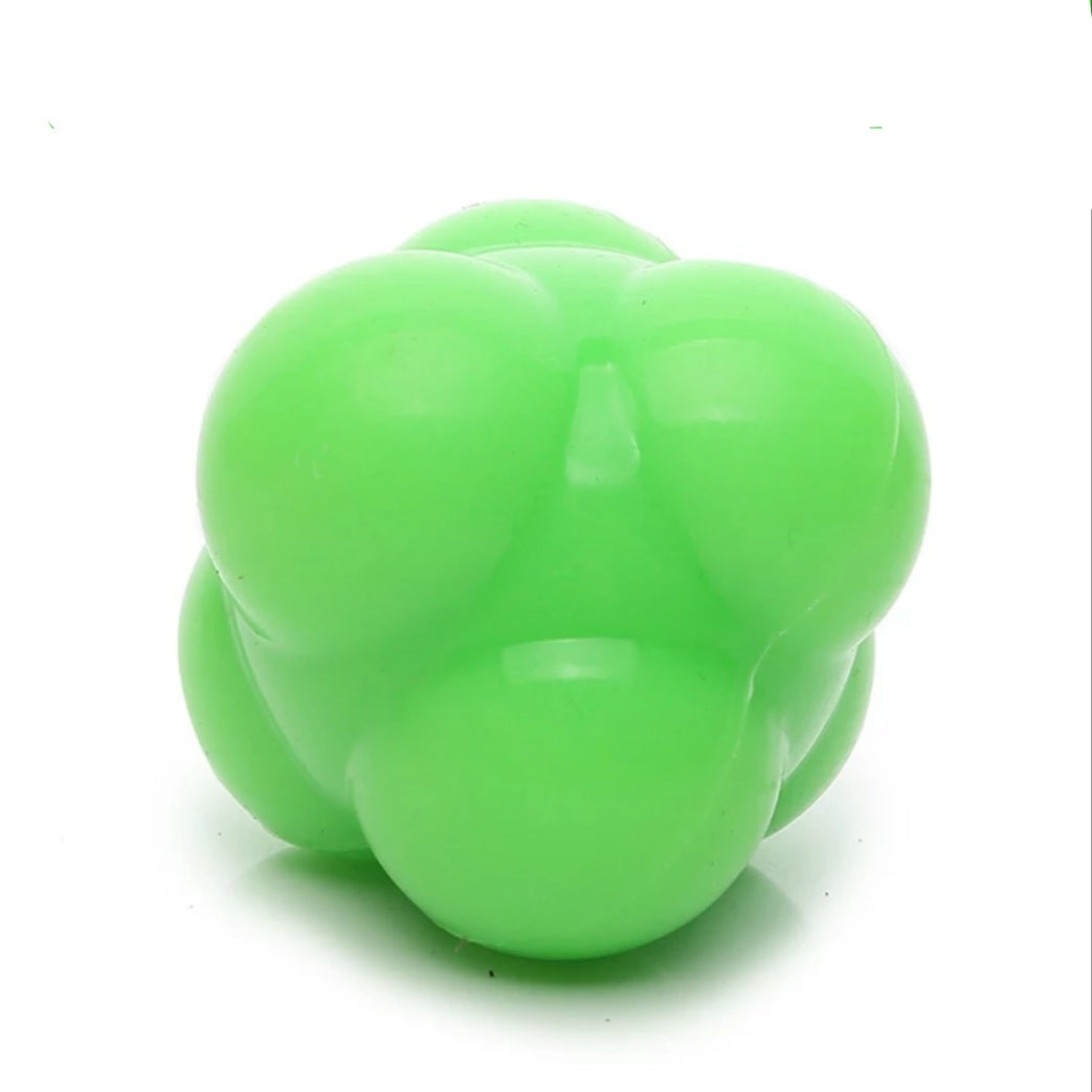 AMB Sports Reaction Agility Balls with Carry Pouch - Sharpen Reflexes!