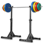 AMB Sports Squat Rack Bench Press Weight Lifting Stand Pair
