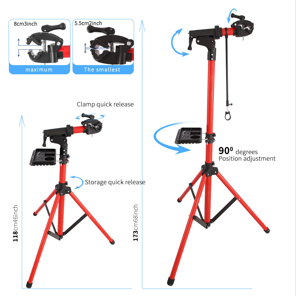 Pro T-Bar Aluminium Alloy Bike Repair Stand
